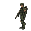 metal slug style soldier, side-view