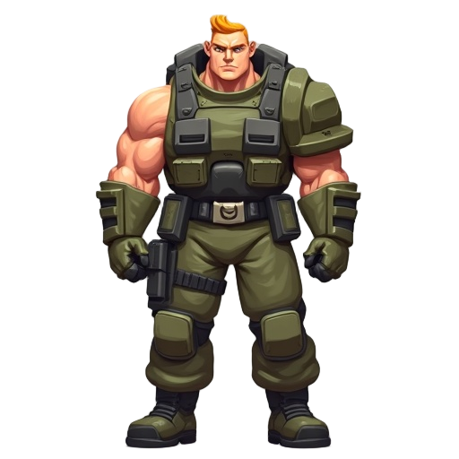 metal slug style soldier