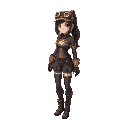 steampunk girl tpose