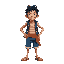 one piece anime pirate monkey d luffy 