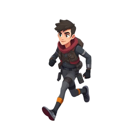 sprites human post apocaliptic idle, walk, run