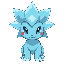 ice elemental pokemon, using pokemon gba color palete