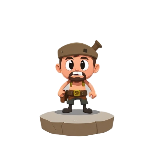 pitfall style 2d character