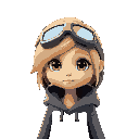 young girl, blonde hair, goggles on forehead, hood