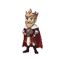 king without cape and with scabbard