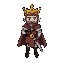  king without cape and with scabbard