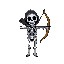 skeleton archer cute