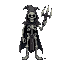 poweful skeletal necromancer mage