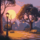 evening park