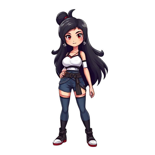 personagen feminino estilo kof