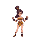 personagem feminino estilo kof