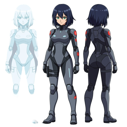 ghost in the shell cyborg commando girl