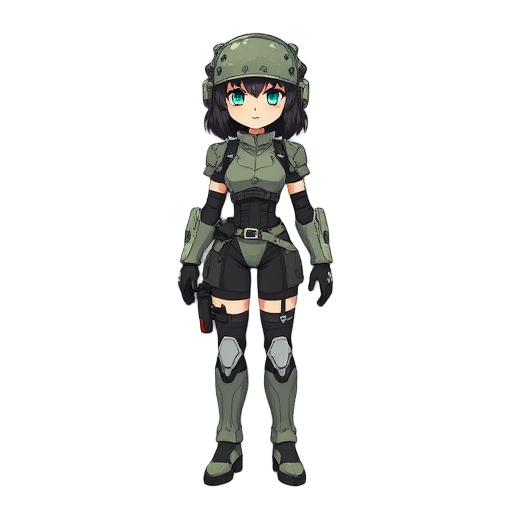 ghost in the shell cyborg commando girl