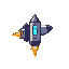 power-up icon for a vertical space shooter