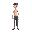 a base body of person, no hair, no face, just the whole bodycand head