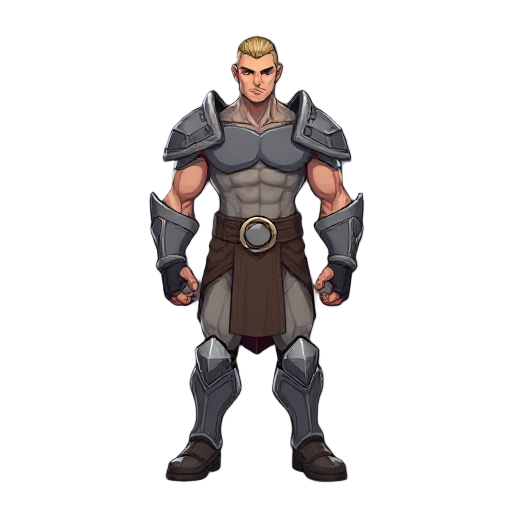 base body with no face, no armor, no hair, no face, fot and muscular, tall, and hero like