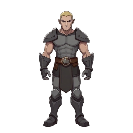 base body with no face, no armor, no hair, no face, fot and muscular, tall, and hero like