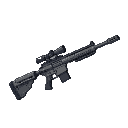 futuristic long awp sniper rifle