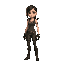 lara croft from tomb raider, side scroller