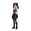 lara croft from tomb raider, side scroller, side view