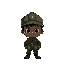 black boy, military