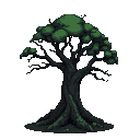tree, dark fantasy style, horror