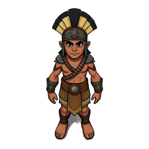 a inca warrior to a game