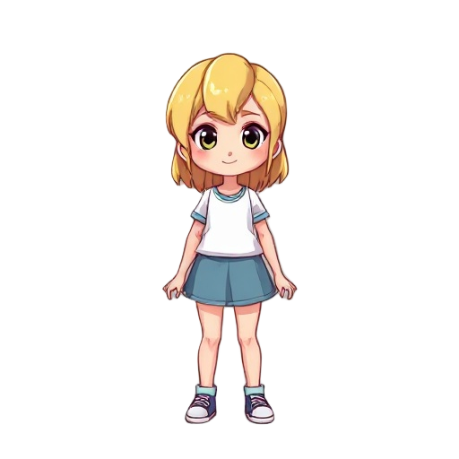 blonde cute girl