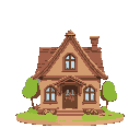 flat style house