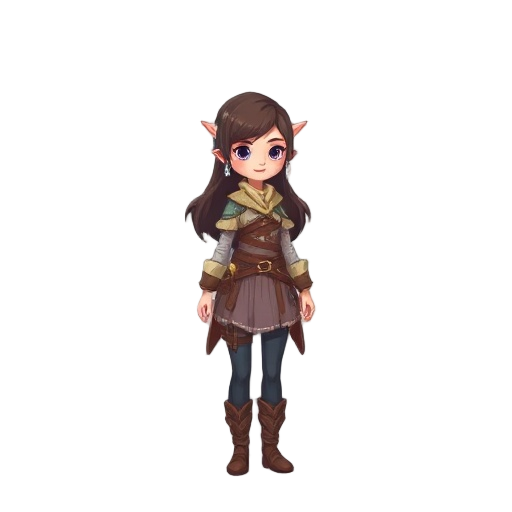 fantasy, woman, 16 years, pixel, cute, beauty, adventurer
