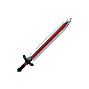 black and red rapier