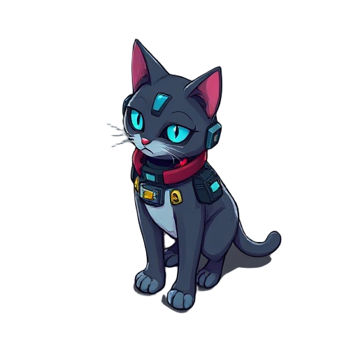 cyberpunk cat