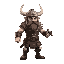 viking warrior like a berserker