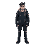 a cyberpunk male character