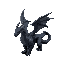 design an ancient dragon, with a dark, majestic appearance, resembling a creature of legends. its massive form towers above its surroundings, with deep, metallic scales that shimmer in shades of onyx 