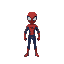 spider-man in gameboy style