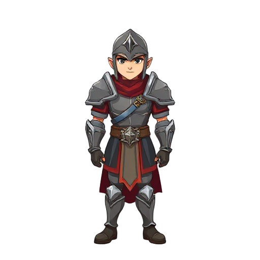 a human paladin