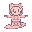 pixels, mauve pastel colors, cute cat in hoodie, riding on surfboard , t pose