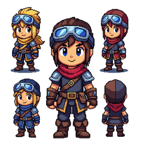 game character pixel