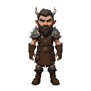 apocalypse game character, falout like, raider, leather armor, spikes on shoulders