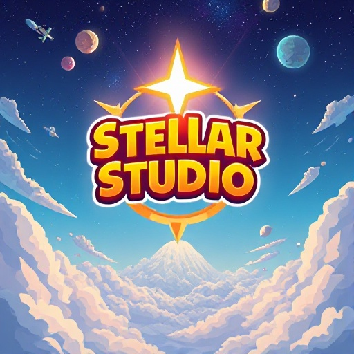 stellar studio logo from the sky