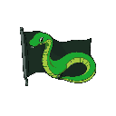 snake flag use green dark-light colors