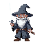 gandalf with lightsaber