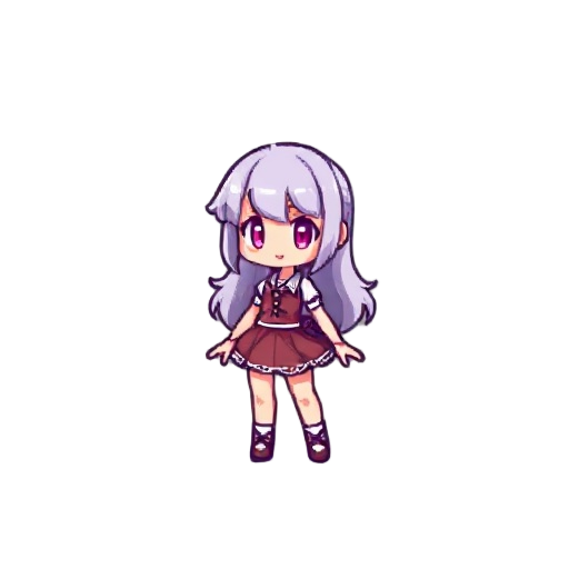 32 bit girl game character
