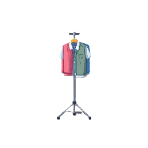clothing stand pixelated