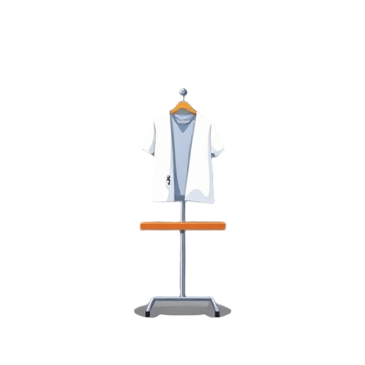 clothing stand pixelated empty