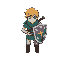  character with sword and shield