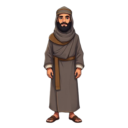 a man wearing a moroccan jellaba