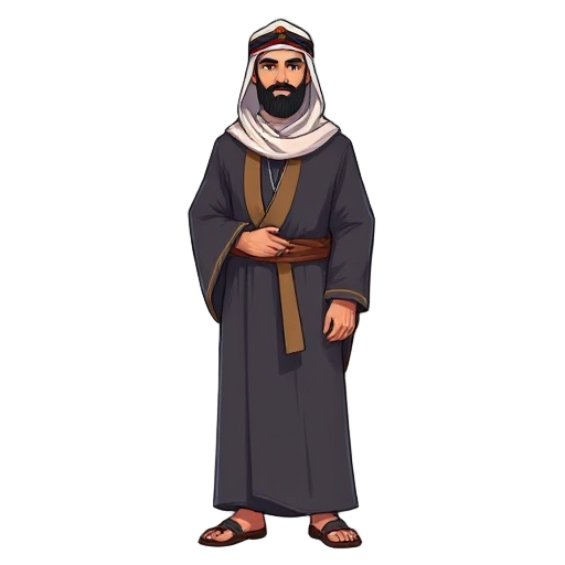 a man wearing a modern moroccan jellaba