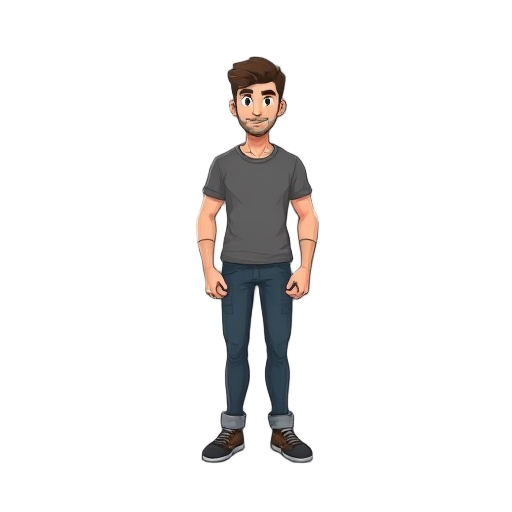 a man
